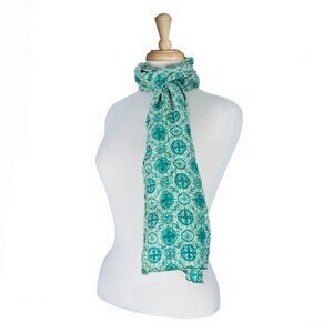 Taj Hotel Home Decor Kantha Cotton Scarve | 1-Piece | Multicolor | 18"x72"